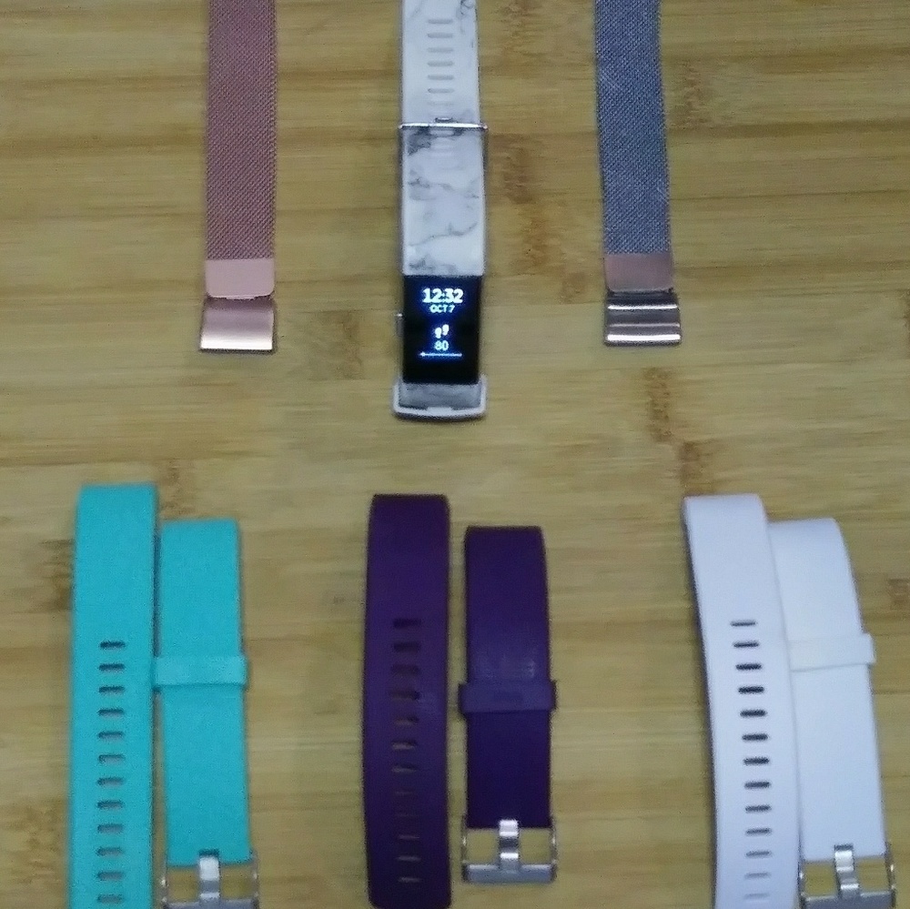 Fitbit Charge 2 with 6 extra bands